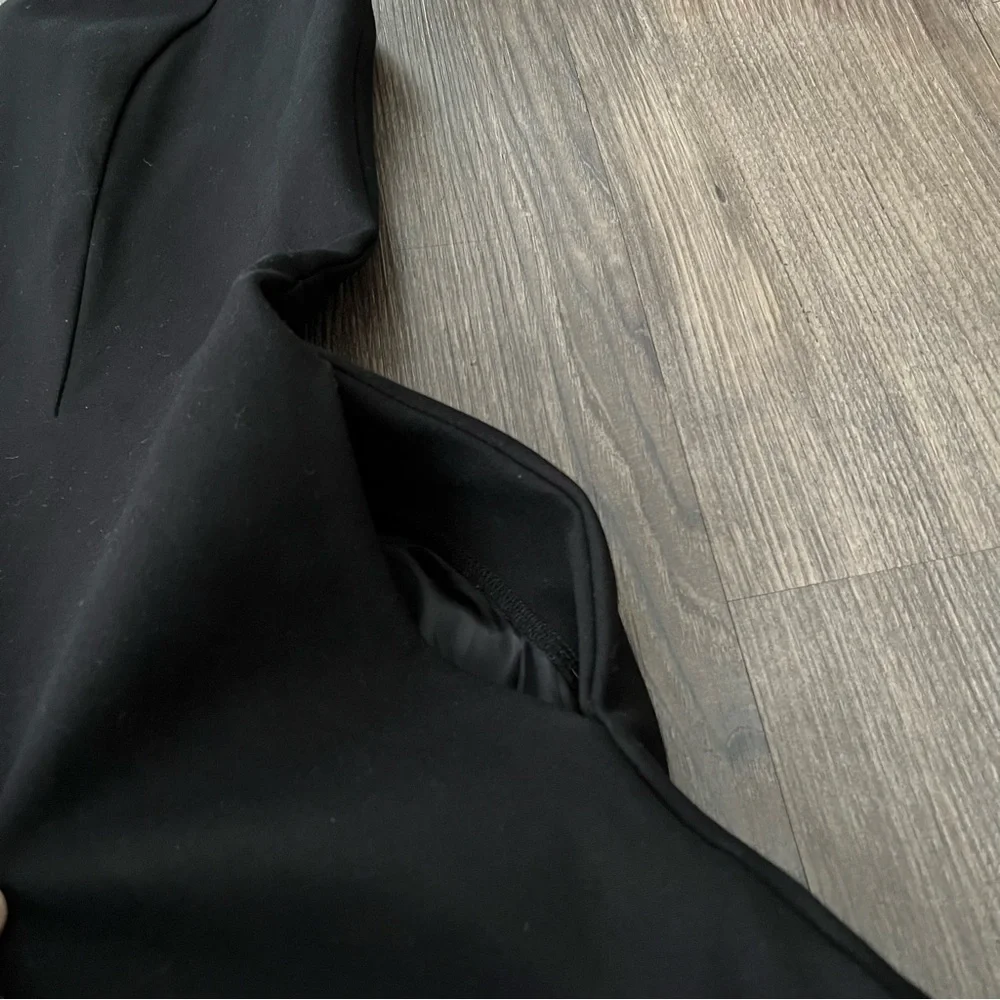 Ann Taylor LOFT Black A-Line Skater Dress with Pockets - Picture 7 of 12